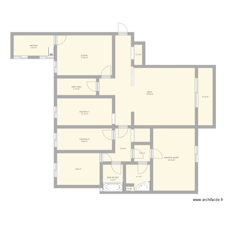 plan taher kammoun. Plan de 0 pièce et 0 m2