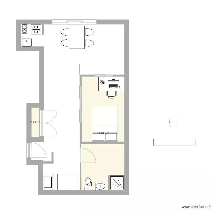 APPARTEMENT 5. Plan de 