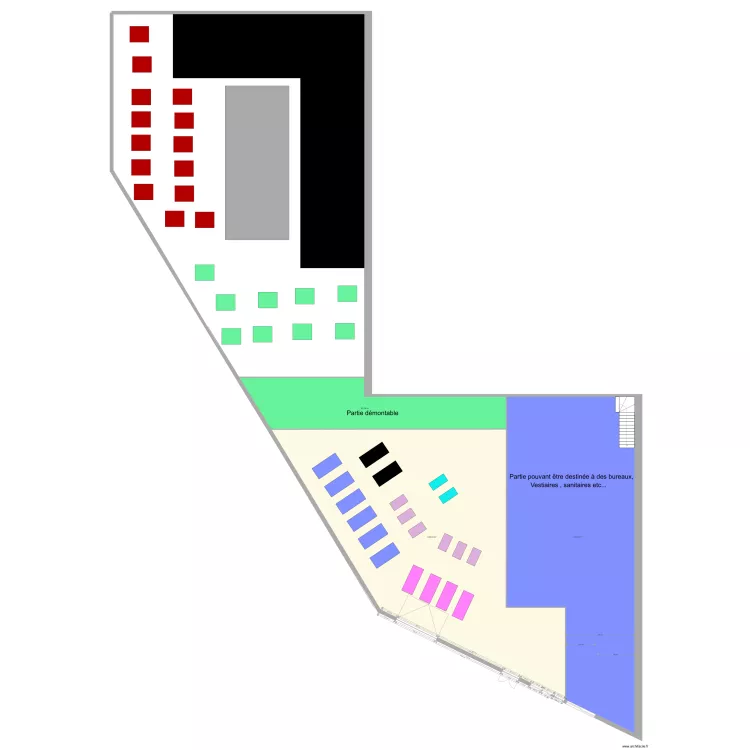 Plans p&eacute;rim&egrave;tre produit Hammer. Plan de 
