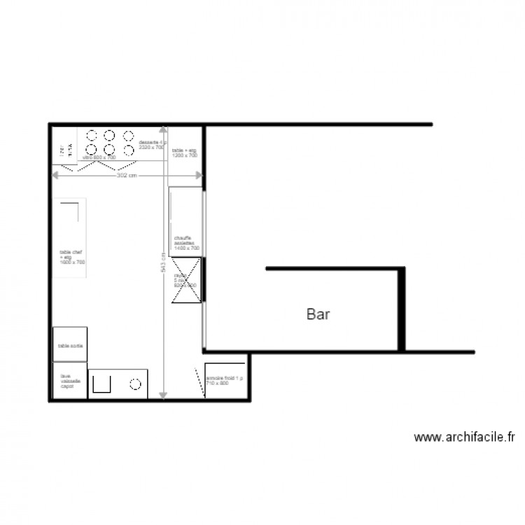 Auberge des Eclusiers. Plan de 0 pièce et 0 m2