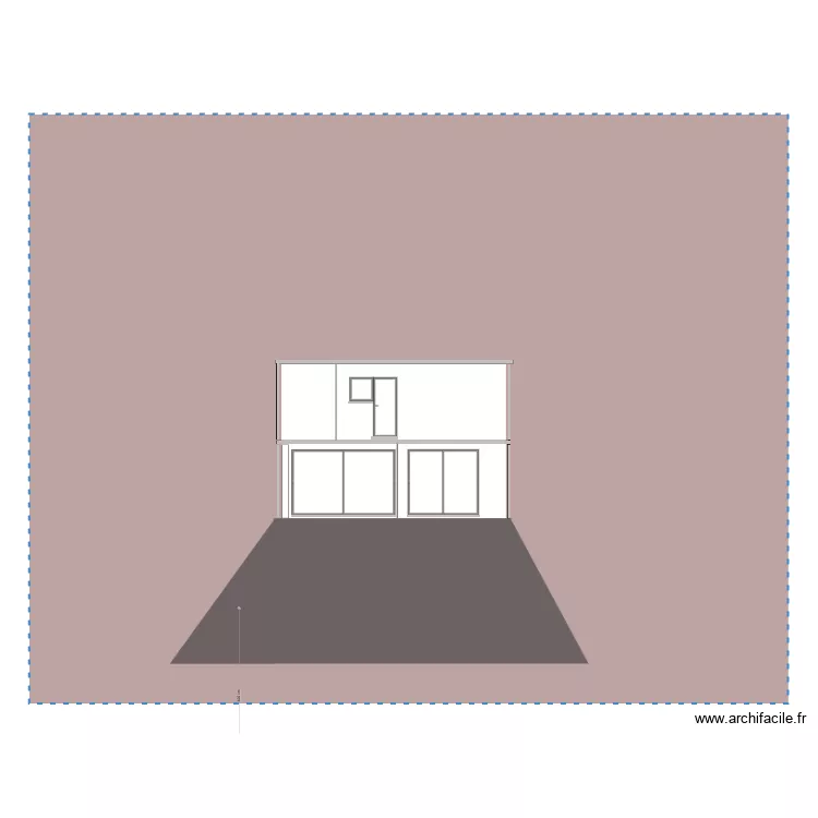 Nouvelle Maison Arriere. Plan de Nouvelle Maison Arriere. Plan de