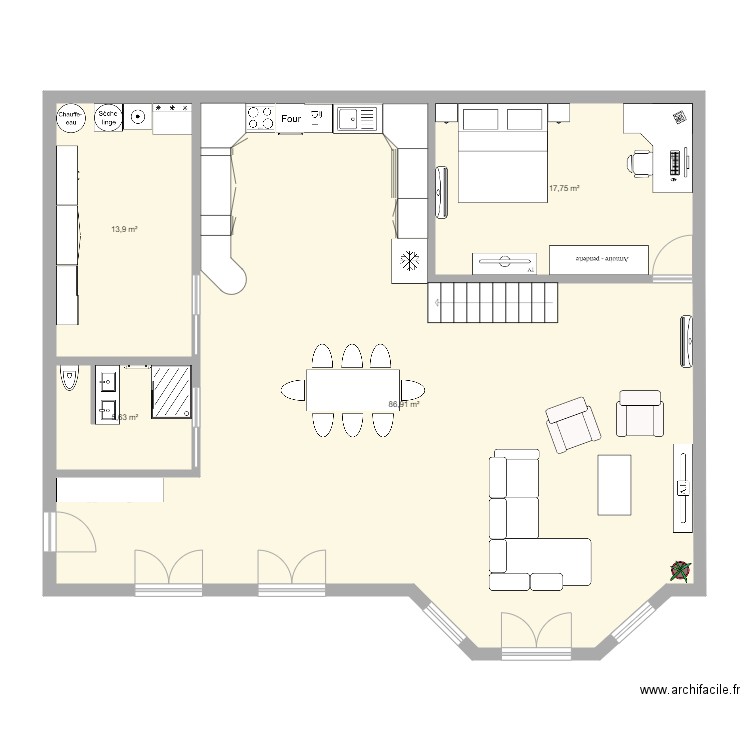 maison anglais. Plan de 0 pièce et 0 m2