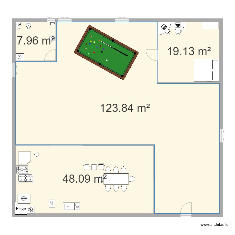 plant 1. Plan de 0 pièce et 0 m2