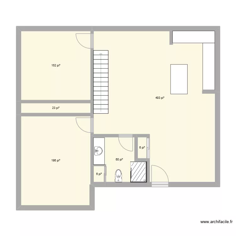 FG-54A. Plan de 7  et 87 m²