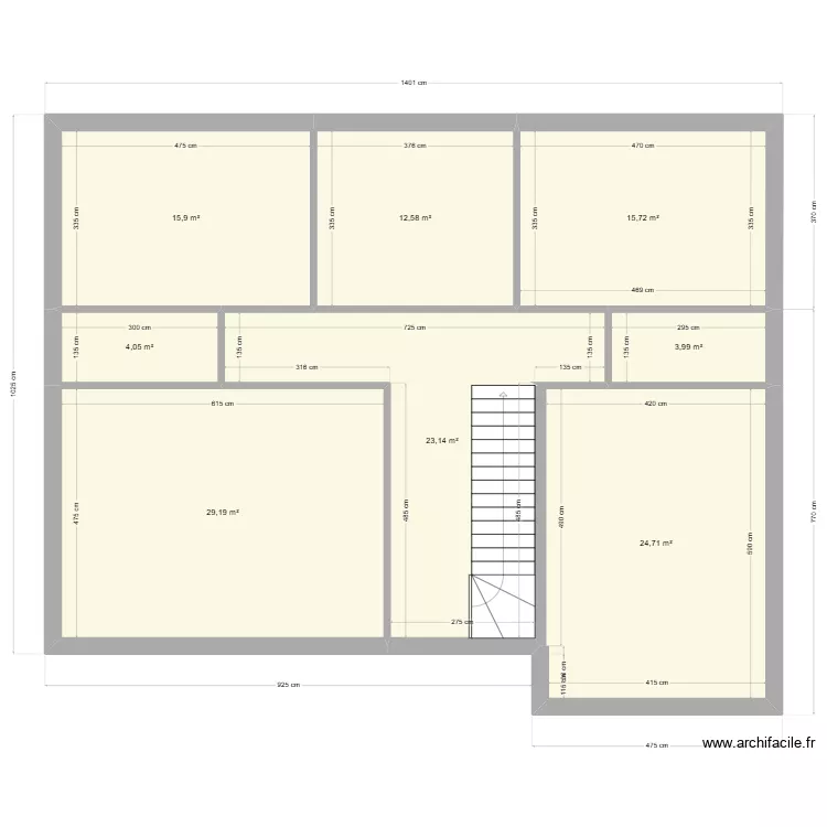 10 R. Plan de 10  et 269 m²