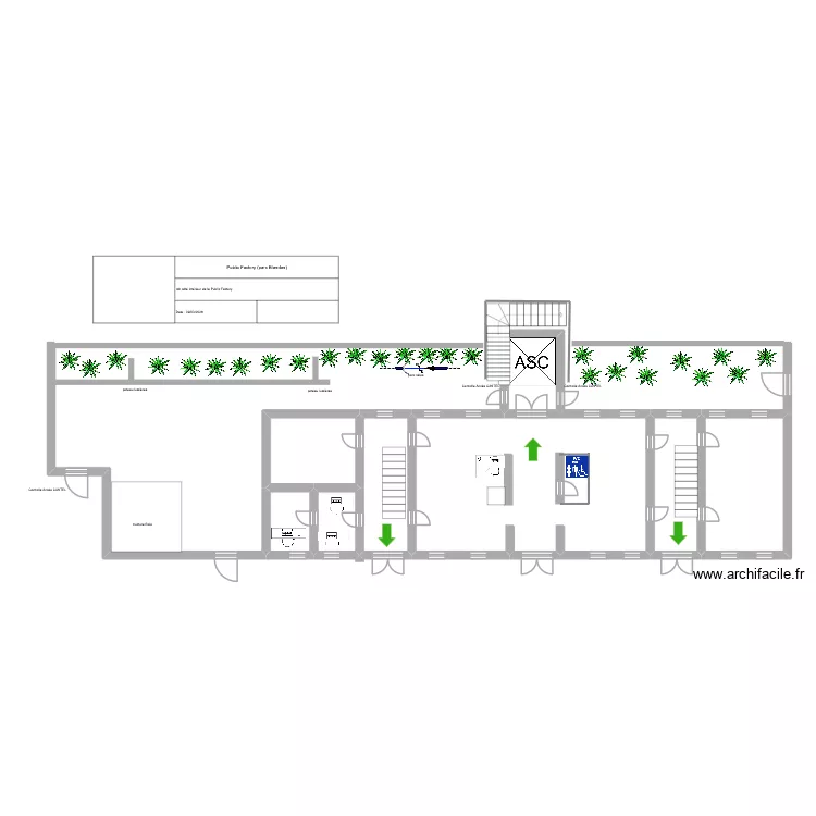 Vierge_Public Factory(Blandan). Plan de 8  et 83 m²