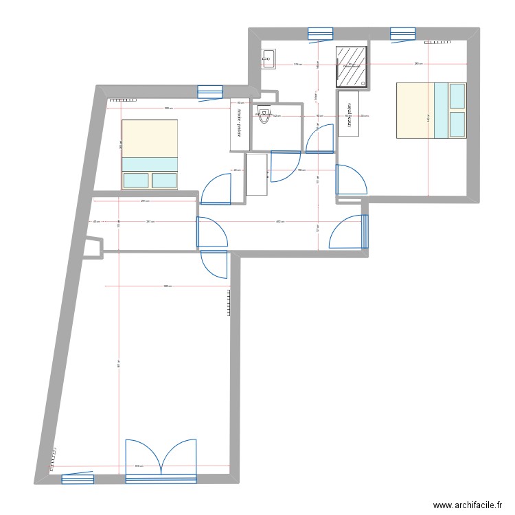 Appartement . Plan de 0 pièce et 0 m2