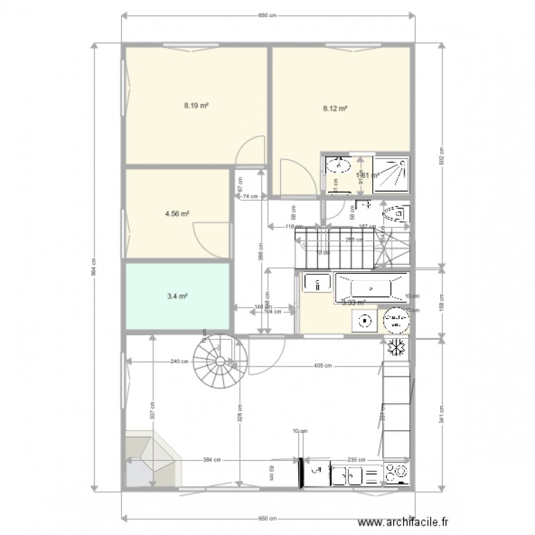 Perreux reconfiguration v2. Plan de 0 pièce et 0 m2