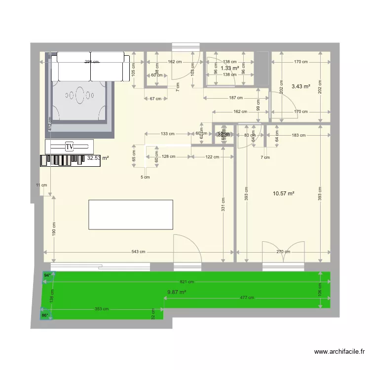 Delphine Actuel. Plan de 