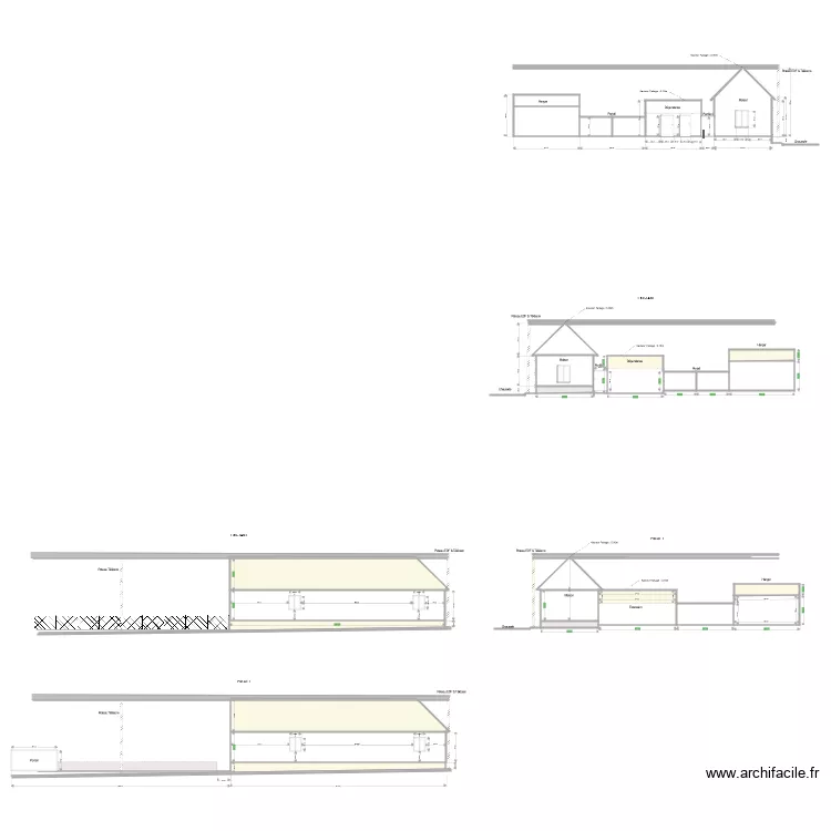 Projet 2 Plan de coupe AA. Plan de 