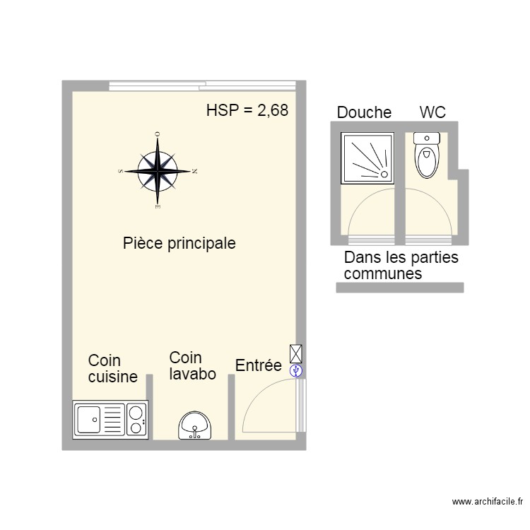 4 Plante. Plan de 0 pièce et 0 m2