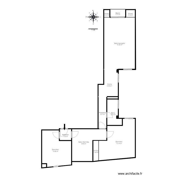 ED CONSUEGRA II 4 1 PAS DE LA CASA. Plan de 0 pièce et 0 m2