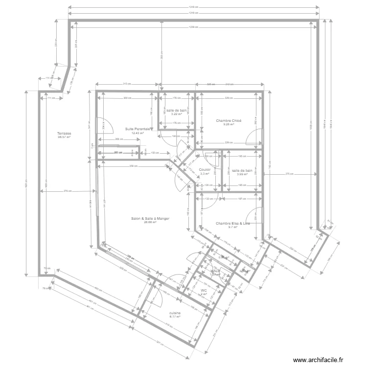 appart la seyne. Plan de 