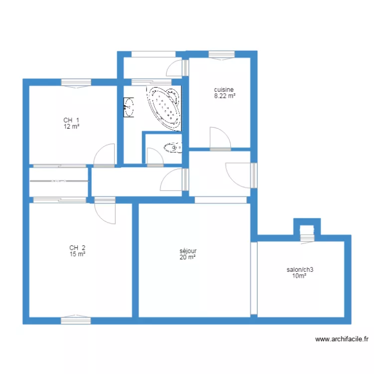 pietraserena. Plan de 