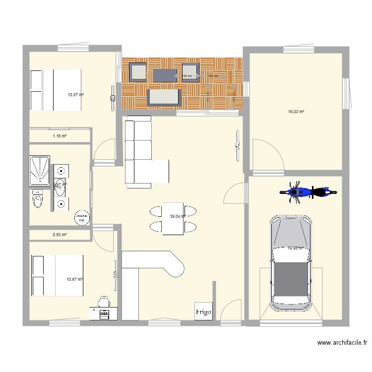 maison bois. Plan de 0 pièce et 0 m2