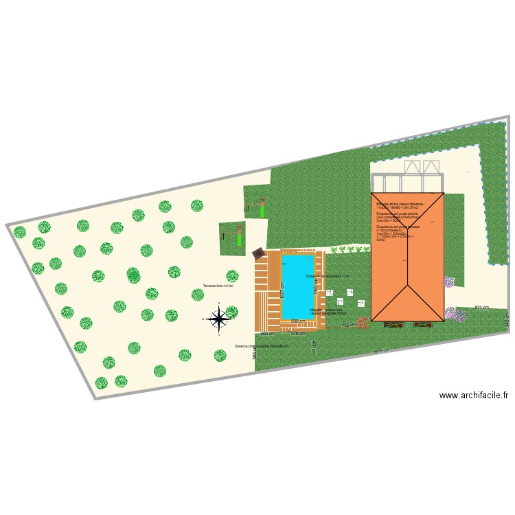 Cestas 2. Plan de 20 pièces et -1735 m2