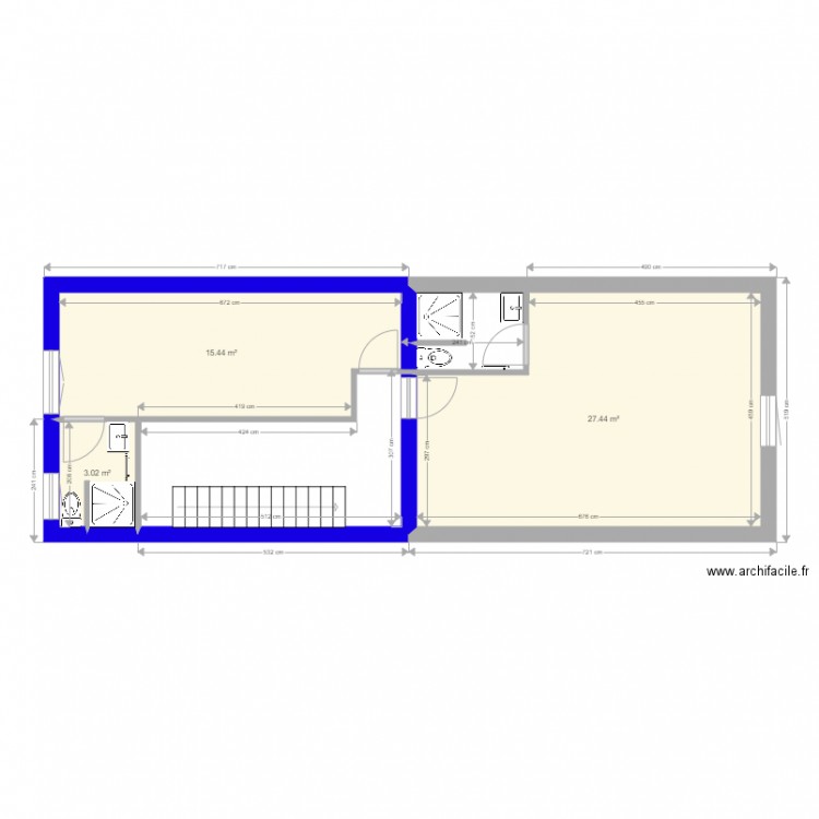 regis etage 1. Plan de 0 pièce et 0 m2