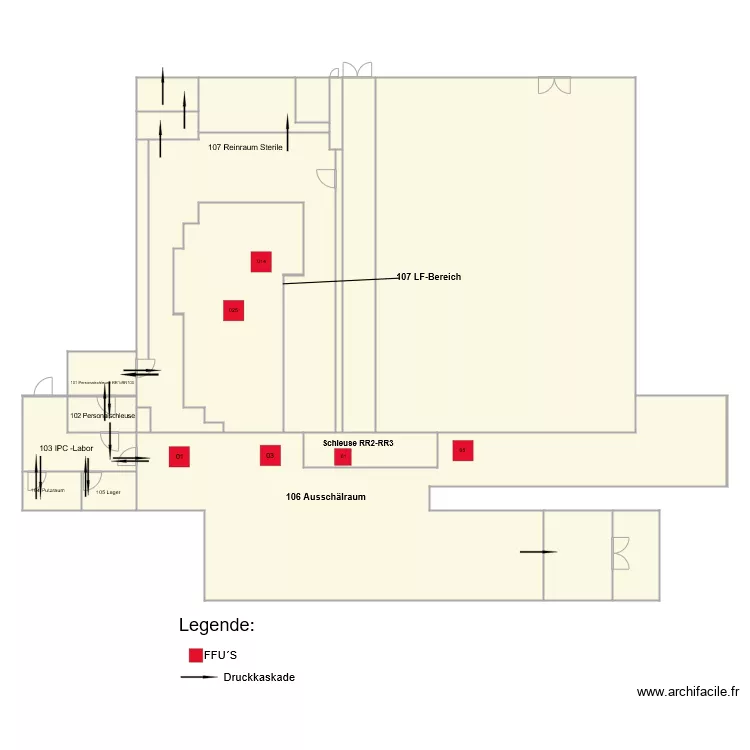 Reinraum 106 Nachmessungnv1. Plan de Reinraum 106 Nachmessungnv1. Plan de