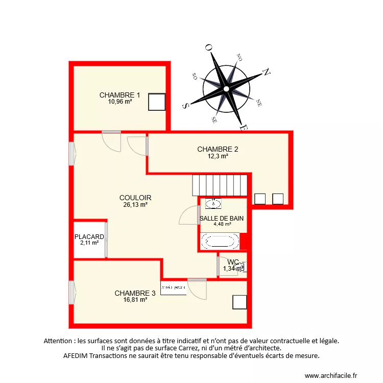 BI 7334 ETAGE . Plan de 