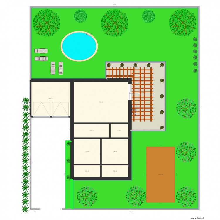 maison2. Plan de 0 pièce et 0 m2