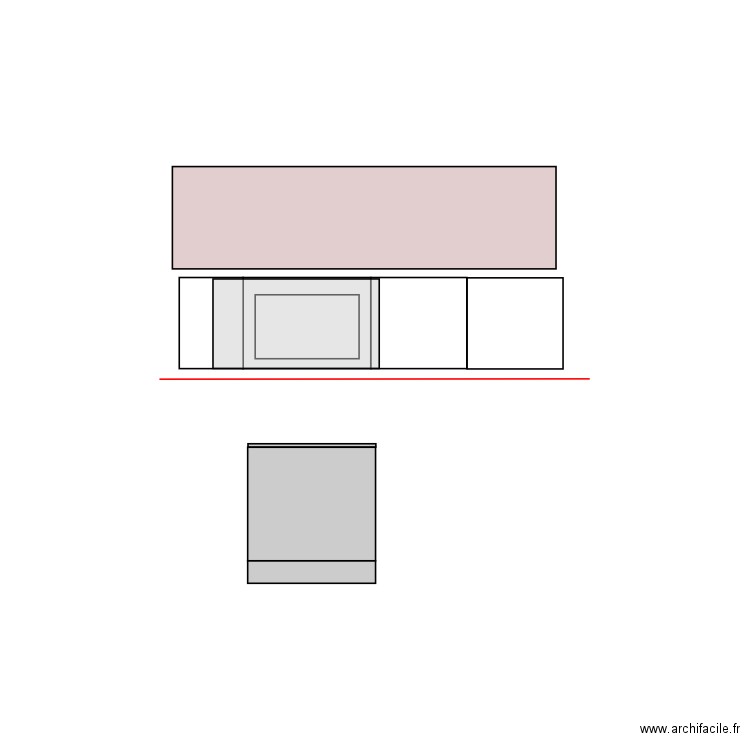 Evier sous plan. Plan de 0 pièce et 0 m2