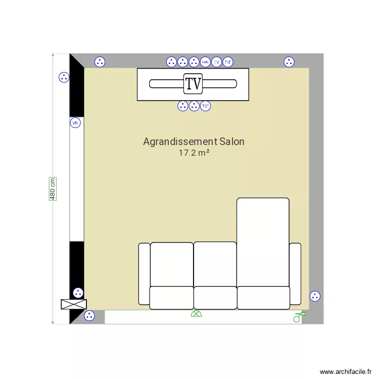 Agrandissement Plan electricite final. Plan de Agrandissement Plan electricite final. Plan de