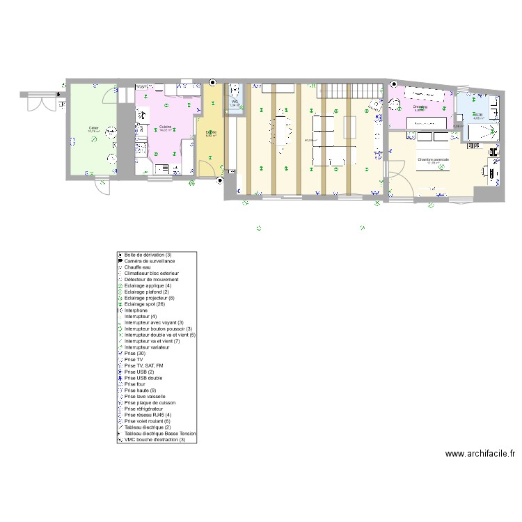 Suite parentale V3 bis. Plan de 0 pièce et 0 m2