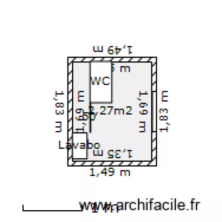 WC_RDC. Plan de 