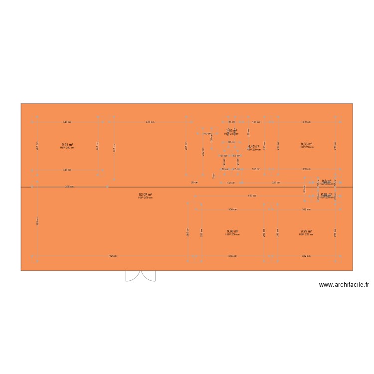 MaisonLaurenceVivien_AUCH. Plan de 9 pièces et 98 m2