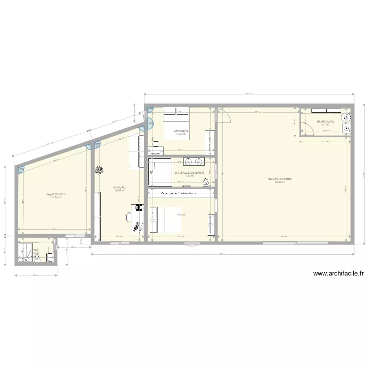 Projet Impasse du Poivrier . Plan de 