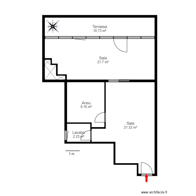 ED MONT DUCAL DESPATX 2 PLANTA 1 ANDORRA. Plan de 0 pièce et 0 m2