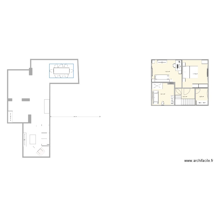 étage. Plan de 0 pièce et 0 m2