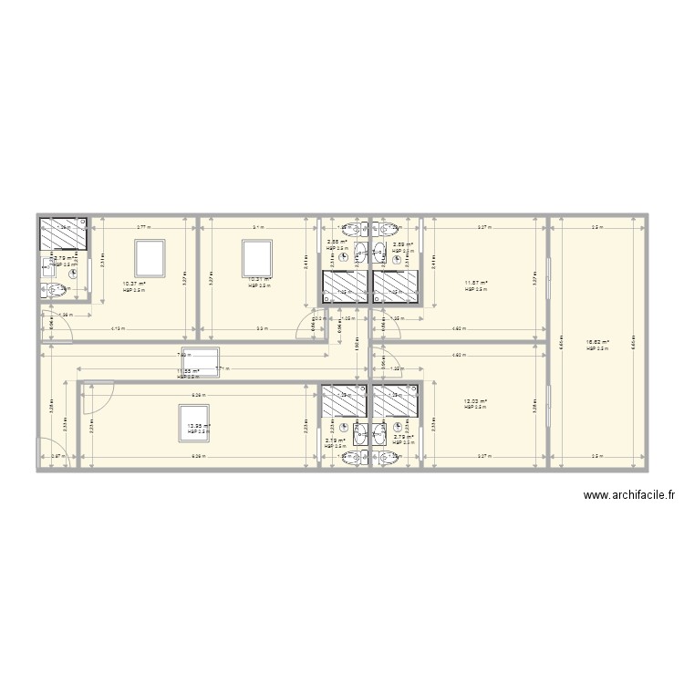 chambre. Plan de 0 pièce et 0 m2