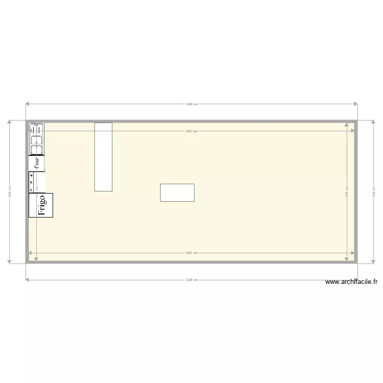 Restaurant Vindoulou. Plan de 