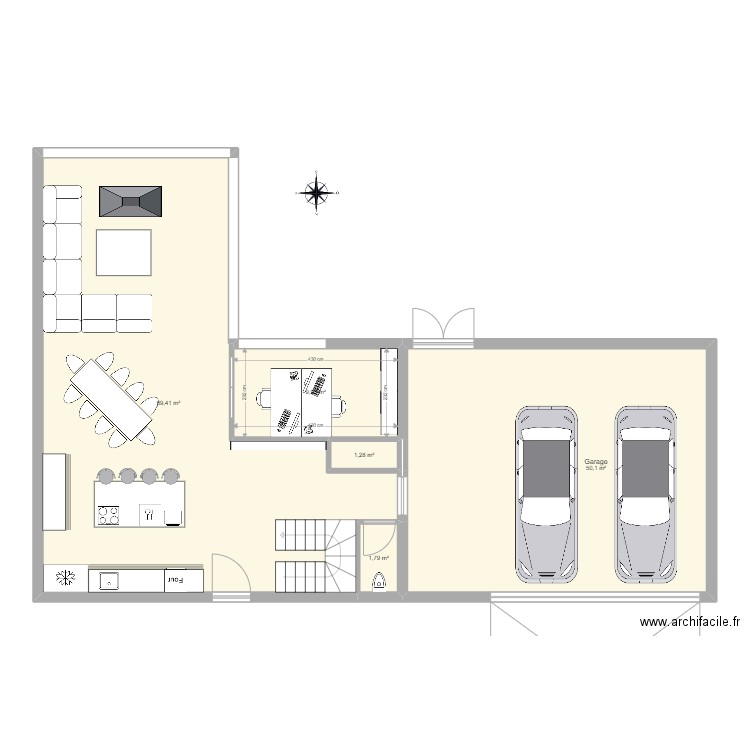 Maison essaie n1. Plan de 23 pièces et 299 m2