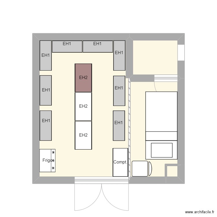Plan Boutique 5. Plan de 0 pièce et 0 m2