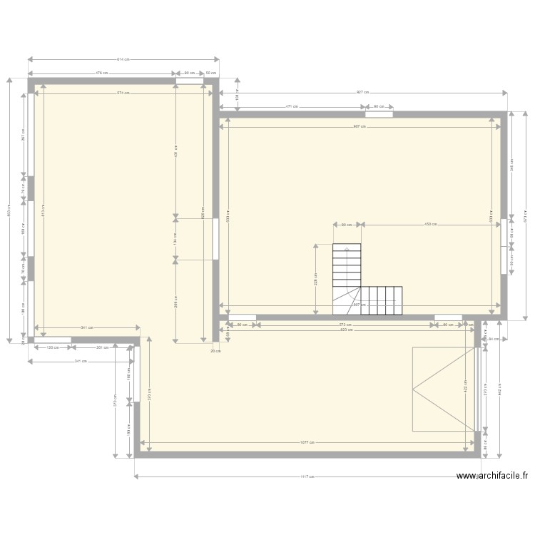 khalid rdc. Plan de 0 pièce et 0 m2