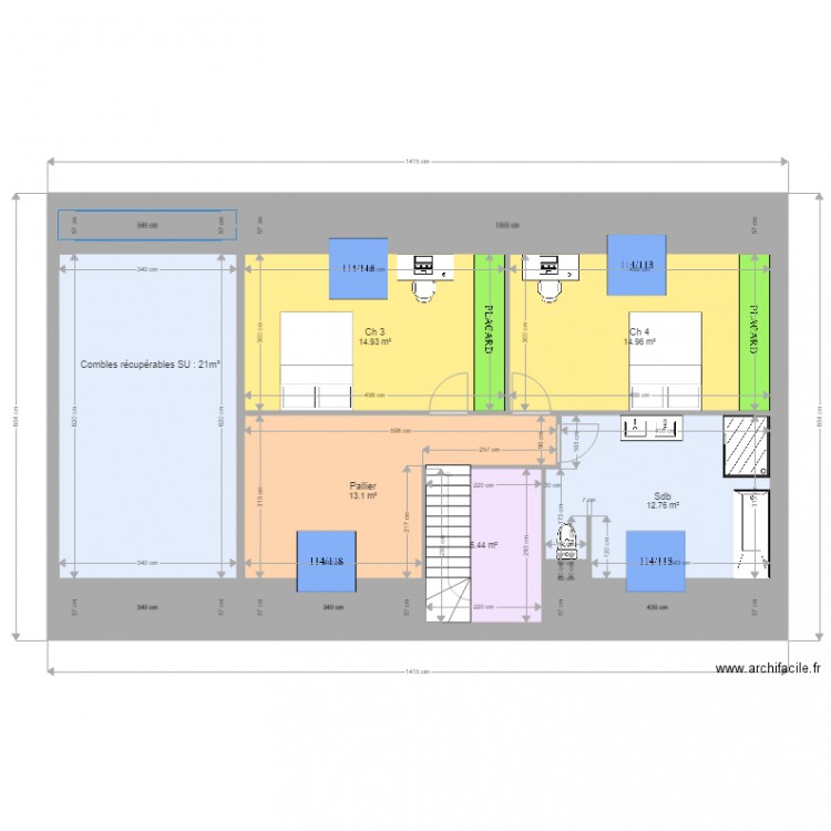 VERCRUYSSE DEBUSSCHER. Plan de 0 pièce et 0 m2