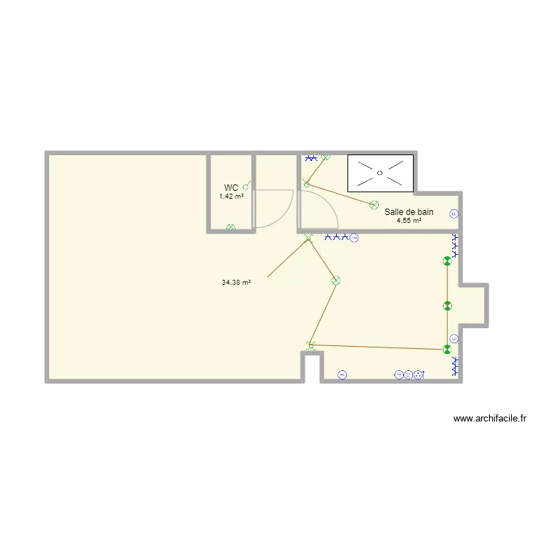 Mon appartement. Plan de 