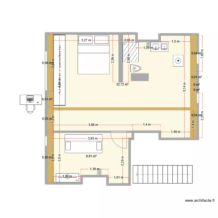 76 St Nicolas - R+5 Vdef1. Plan de 11 et 42 m² 76 St Nicolas - R+5 Vdef1. Plan de 11 et 42 m²