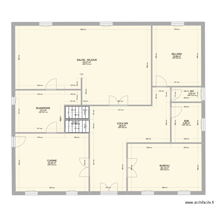 FAIGEAN RDC. Plan de 0 pièce et 0 m2