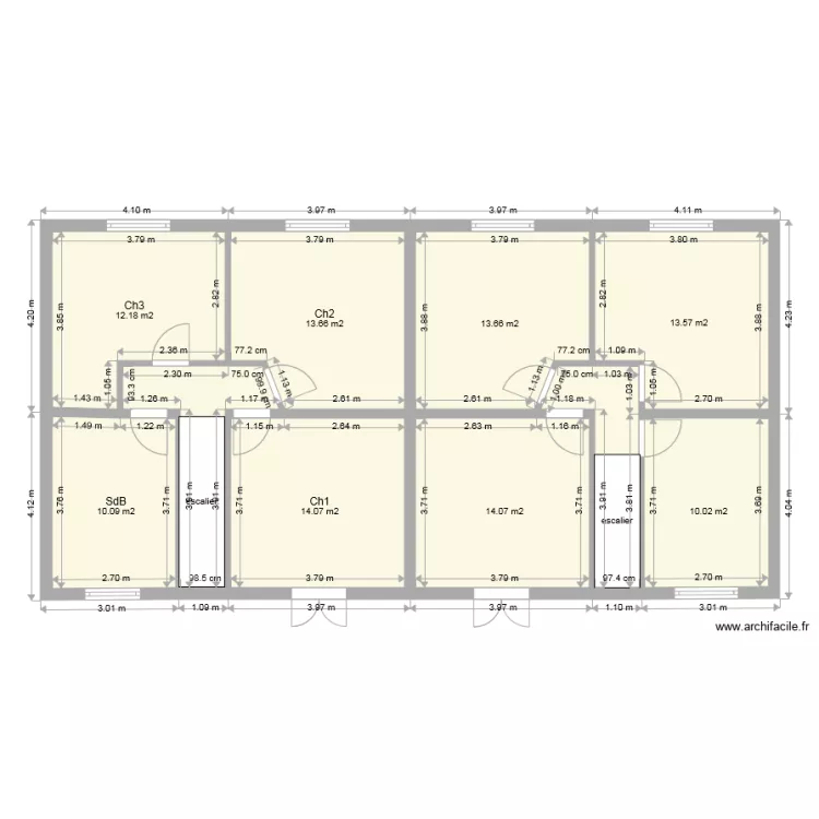maison 2 garages avancés etage . Plan de maison 2 garages avancés etage . Plan de