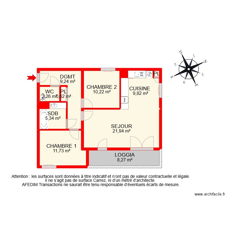 BI 9257 . Plan de 0 pièce et 0 m2