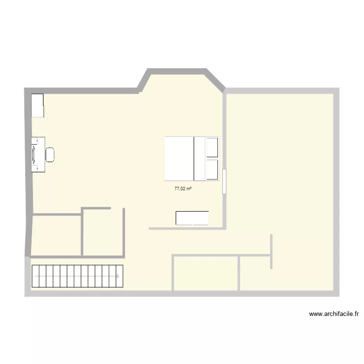 Etage existant 050621. Plan de 