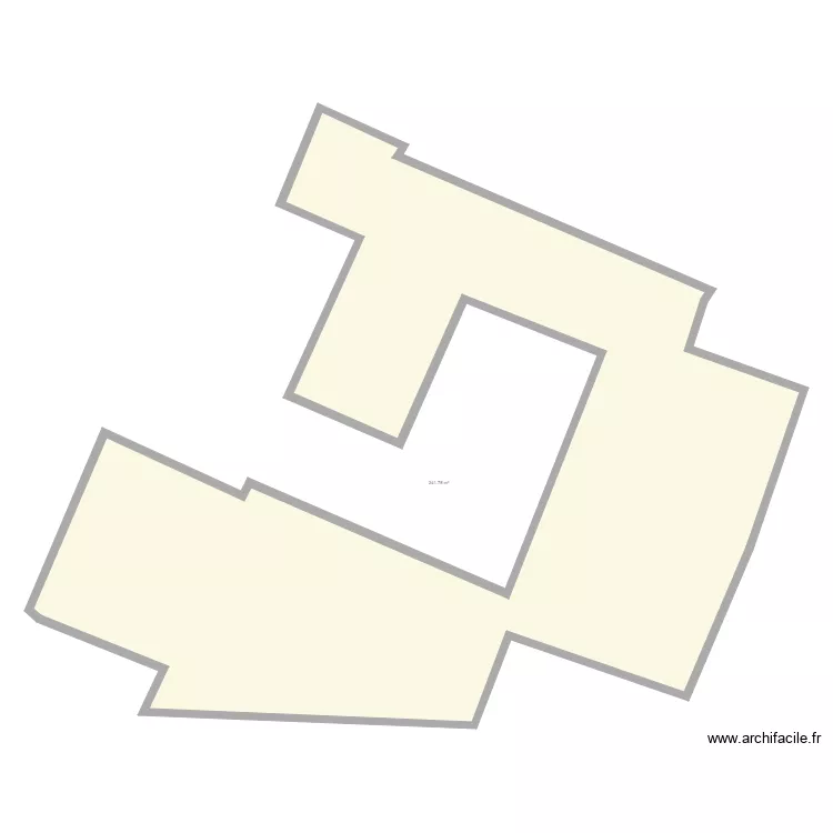 PLAN AU SOL MAISON ST LUMINE. Plan de PLAN AU SOL MAISON ST LUMINE. Plan de