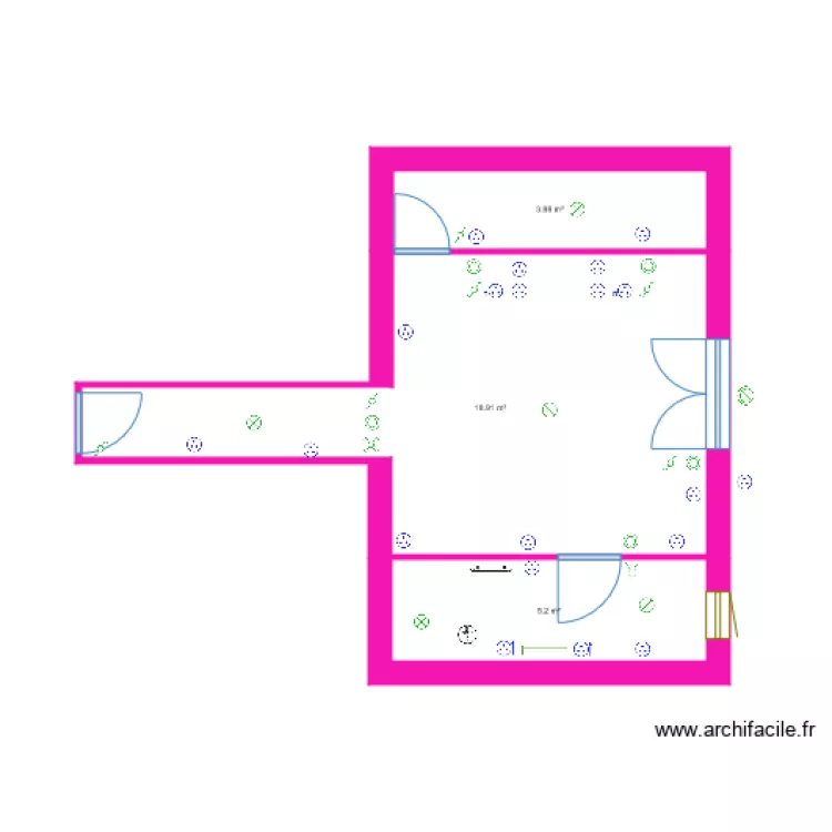 CHAMBRE PARENT. Plan de CHAMBRE PARENT. Plan de