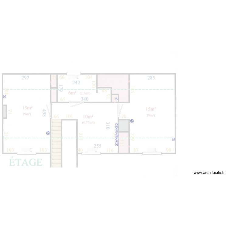 etage . Plan de 0 pièce et 0 m2