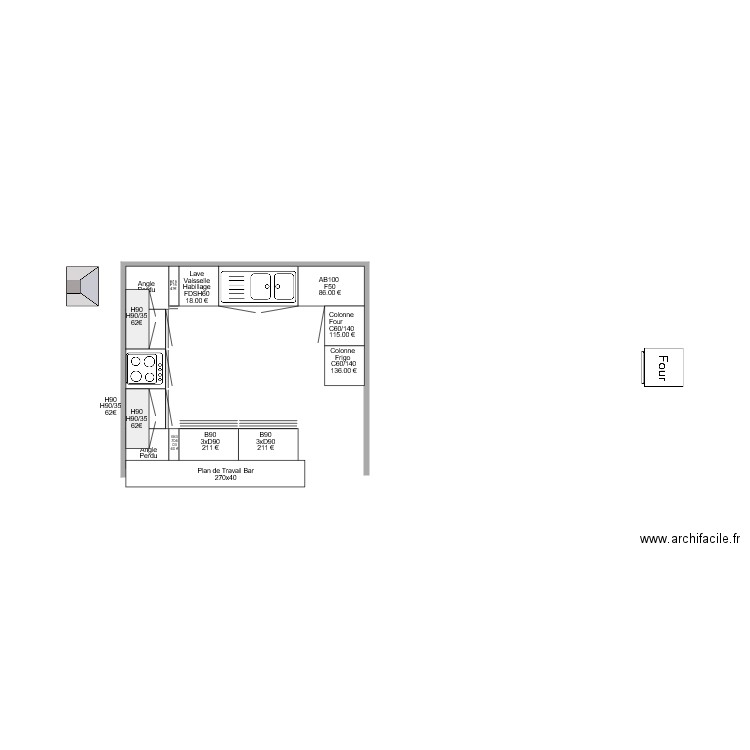 plan cuisine tourcoing 2. Plan de 0 pièce et 0 m2