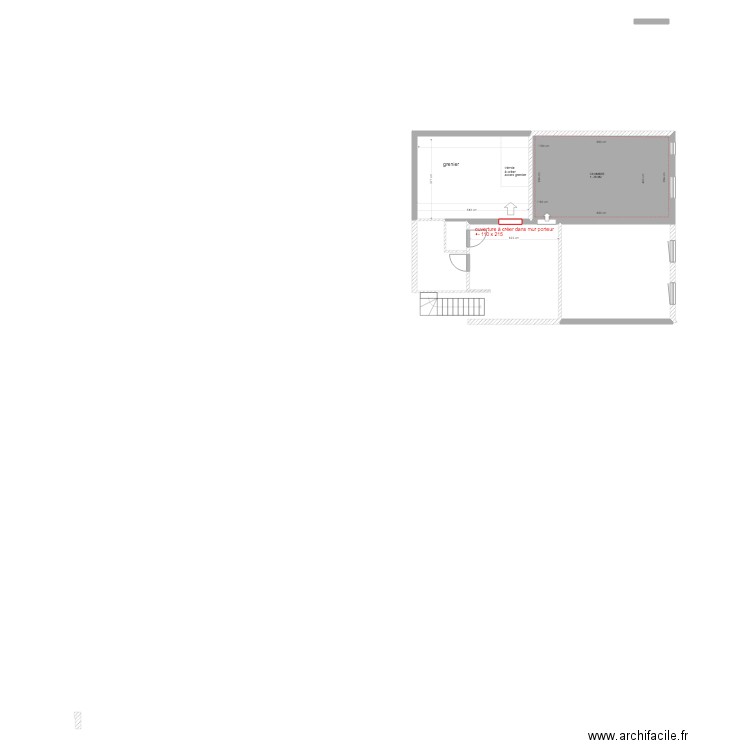 PROJET DEMOLITION COPIE. Plan de 0 pièce et 0 m2