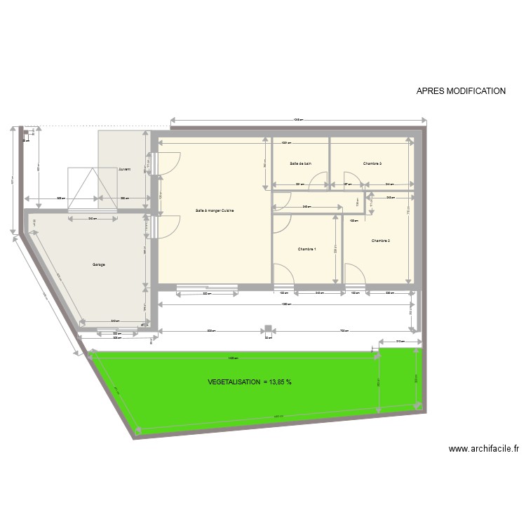 PLAN PROJET. Plan de 0 pièce et 0 m2